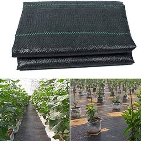 ZIMFANQI 3.3ft X 50ft Weed Barrier Landscape Fabric Garden Ground Cover Heavy Duty Weed Block Gardening Mat for Flower Bed Yard Garden Driveway Pathway