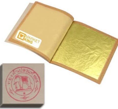 GOLD Leaf 20 Sheets Edible 24k 999/1000 Gilding by TH